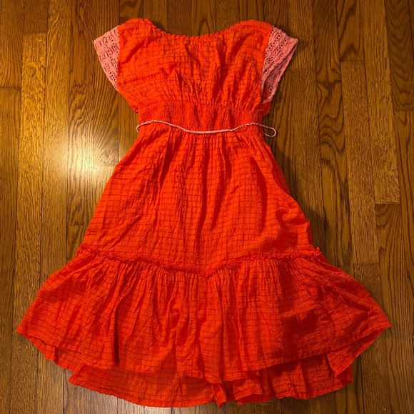 🛑SOLD🛑 Coral NWOT Free people mini dress - Picture 5 of 6